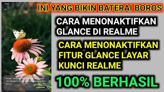 cara menonaktifkan glance di realme  cara menonaktifkan fitur glance layar kunci realme [upl. by Venable663]