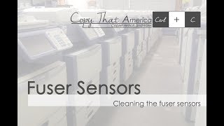 Fuser Sensor Cleaning for Toshiba eStudio [upl. by Alyekahs]