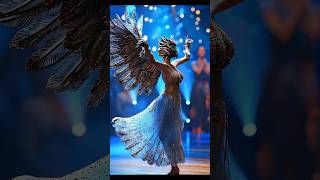 The woman performs a fusion with the falcon on AGT americagottalent magic [upl. by Salomone]