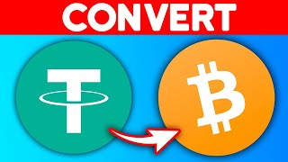 ⚡ How to CONVERT USDT to BTC on BINANCE  Swap USDT to BITCOIN on BINANCE [upl. by Natividad]