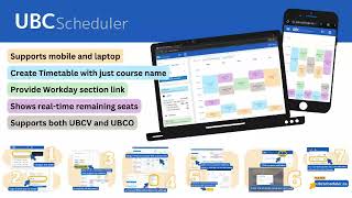 UBC Scheduler tutorial  create a perfect UBC timetable in minutes [upl. by Loomis]