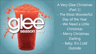 Glee  A Very Glee Christmas songs compilation Part 1  Season 2 [upl. by Eustasius]