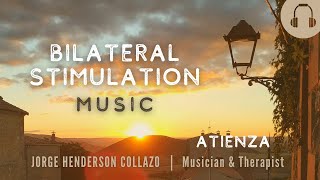 Bilateral Stimulation Music  Brain hemispheres stimulation  EMDR 🎧Listen with headphones Atienza [upl. by Kariv]