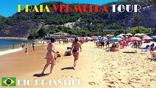 🇧🇷  Praia Vermelha Beach Tour  Rio de Janeiro Dec 2021 [upl. by Alain]