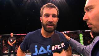 Fight Night Sydney Luke Rockhold and Michael Bisping Octagon Interviews [upl. by Ainesej]