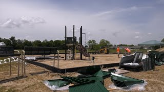 Jackson Run Playground Installation [upl. by Waverley5]