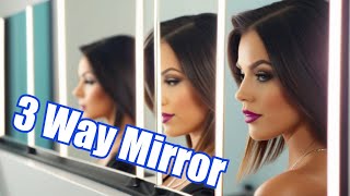 3 Way Mirror for Hair Cutting 360 Trifold Mirror [upl. by Yerocaj]