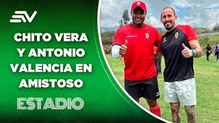 Chito Vera y Antonio Valencia jugaron un partido amistoso  Estadio  Ecuavisa [upl. by Orsa701]