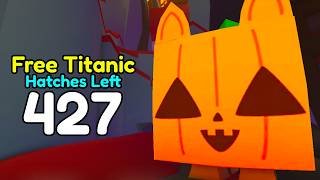 HOW TO GET THE NEW FREE TITANIC IN THE PET SIM 99 TRICK OR TREAT UPDATE [upl. by Rednaeel511]