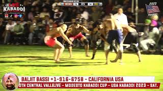 SUPER FINAL  BAY AERA VS FATEH SPORTS CLUB  USA Kabaddi 2023 [upl. by Patty]