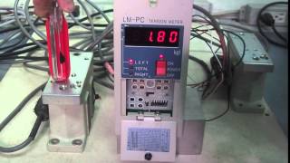 MITSUBISHI LX015TD Tension meter tension detector 動作確認 [upl. by Forlini237]