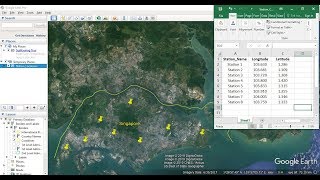 Importing Excel Coordinates to ArcMap and Plotting [upl. by Pearse472]