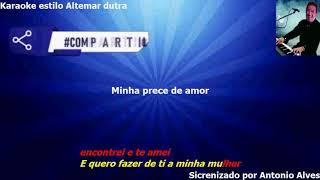 Minha prece de amor Karaoke [upl. by Aisyram799]