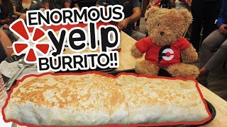 Kennedys 65lb Carne Asada Burrito Challenge vs Yelp Elite San Diego California [upl. by Yelmene696]