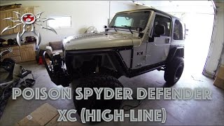 Poison Spyder Defender XC HighLine Install [upl. by Parker]