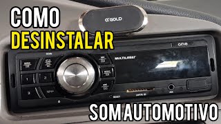 Como Desinstalar Som Automotivo [upl. by Skvorak956]