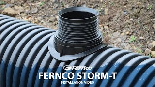 Fernco StormT Installation Video [upl. by Kris]