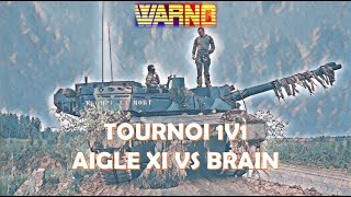 WARNOFR  AIGLE XI Vs BRAIN Tournoi 1v1 [upl. by Mcnelly]