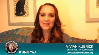 Vivian Kubrick Speaks In Support of Julian Assange FULL INTERVIEW [upl. by Alina921]