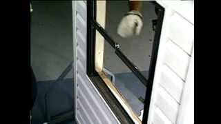 Atrium Vinyl Window Installation in an Aluminum Opening Polish Version [upl. by Wappes745]