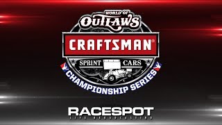 World of Outlaws Craftsman Sprint Cars Championship Series  Round 12  Dirt Track at Charlotte [upl. by Aztiraj]