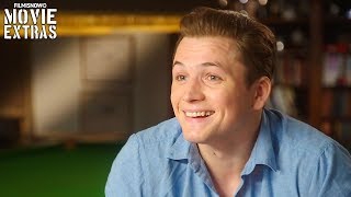 Kingsman The Golden Circle  Onset visit with Taron Egerton  Eggsy [upl. by Kyne]