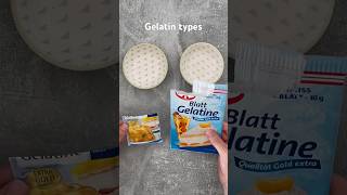 Quick pro tip for working with gelatin sheets pastry baking gelatin [upl. by Malita67]