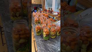 10 Hours amp 70 JARS OF VEGGiES canning mealprep justthebells10 [upl. by Neelav987]