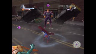 Superman Returns  PS2  Chapter 13  Metropolis Riots Blind [upl. by Katlaps768]