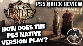 Path Of Exile PS5 Quick Review  How Does The PS5 Native Version Play [upl. by Merna]