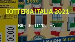 Lotteria Italia tutti i biglietti vincenti primo premio vinto a Pesaro [upl. by Norvall472]