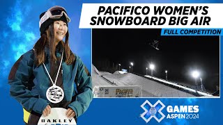 Pacifico Women’s Snowboard Big Air FULL COMPETITION  X Games Aspen 2024 [upl. by Nihsfa]