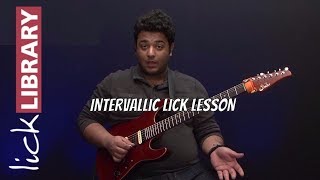 Intervallic Lick Lesson  Pritesh Walia [upl. by Alemak]