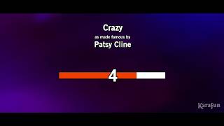 Crazy  Patsy Cline  Karaoke [upl. by Atihcnoc]