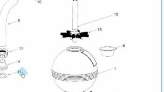 Waterway parts for a pool sand filtermp4 [upl. by Blythe114]