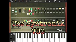 SYNTRONIK  The V80 Yamaha CS80 Instrument  Demo for the iPad [upl. by Ellenaej]