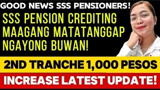 SSS PENSION CREDITING MAAGANG MATATANGGAP NGAYONG BUWAN NG NOBYEMBRE 2ND TRANCHE UPDATE [upl. by Tamara203]