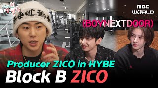 CC HYBE building shown around by the producer amp artist ZICO ZICO HYBE [upl. by Noiemad]