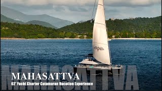 Yacht Charter Crew Interview on 62 Catamaran Mahasattva in the Virgin Islands [upl. by Jilly]