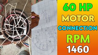 3phase 60 hp motor connection डबल स्टार डेल्टा कनेक्शन gs electrical [upl. by Kingsley]