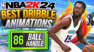 Best Build Dribble Moves on NBA 2K24 for 86 Ball Handle UPDATE [upl. by Esma]