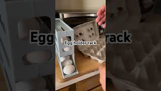 Using egg holder rack for fridge storage food eggs eggholder [upl. by Artek909]