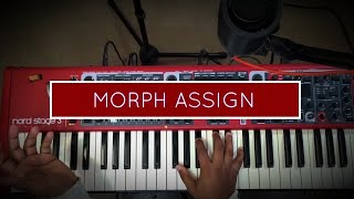 Nord Stage 3  Morph Assign Wheel [upl. by Vachel]