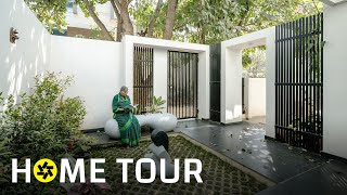 This 2400 sq ft Bangalore Home has Two Courtyards Home Tour [upl. by Janus]