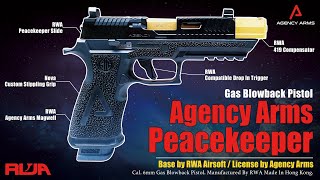 【Airsoft ＃148】RWA Agency Arms P320 Peacekeeper  我的 P320 也逐漸潮槍化？ [upl. by Nathanson]