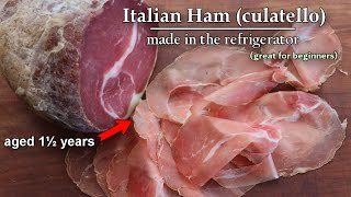 Can you make Italys famous Culatello in your home refrigerator  Dry curing meats for beginners [upl. by Nnaarual644]