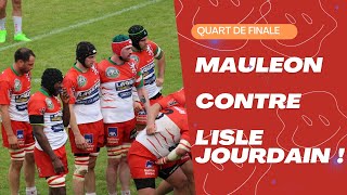 RugbyQuart de Finale Mauleon vs Lisle Jourdain [upl. by Gwenora980]