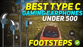 TOP 3 BEST WIRED TYPE C EARPHONES UNDER 500 FOR GAMING 🔥 EARPHONES UNDER 500 RS FOR GAMING [upl. by Emeline]