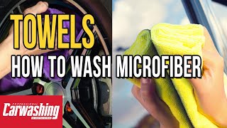 Towels How to Wash Microfiber Towels [upl. by Siduhey472]