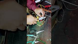 1hp motar1 HP motor ko connection kaise karte hain full windingshortvideo viralvideo [upl. by Kennie349]